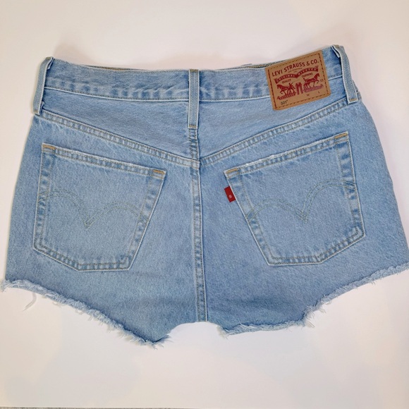 Levi’s 501 High-Rise Denim Shorts - Picture 6 of 6